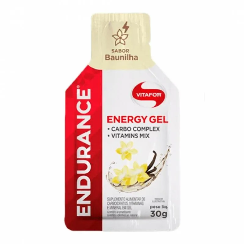 ENDURANCE ENERGY CARBOIDRATO EM GEL BAUNILHA VITAFOR 30G