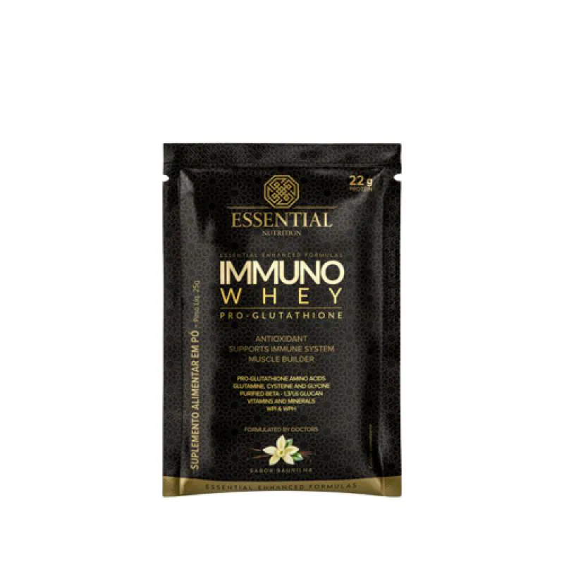Whey Protein Essential Nutrition Immuno Whey Vanilha Sachê 25g