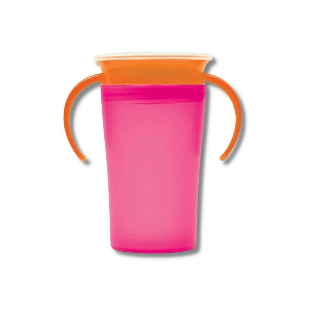 COPO 360 COM ALCA ROSA/LARANJA - BUBA