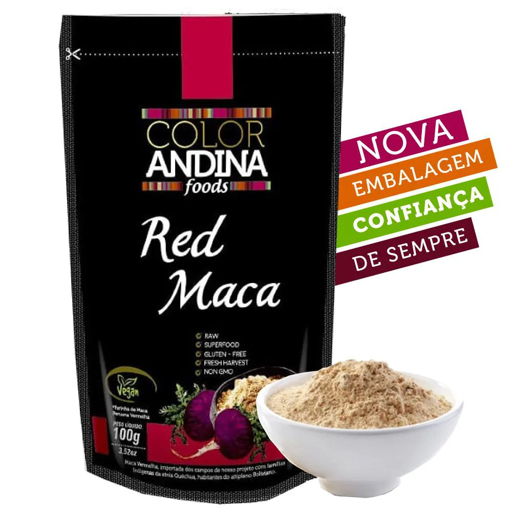 MACA PERUANA RED (VERMELHA), COLOR ANDINA FOOD, 100G | Drogasil
