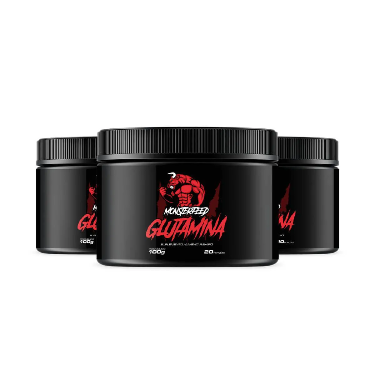 3X GLUTAMINA (100G) - MONSTERFEED