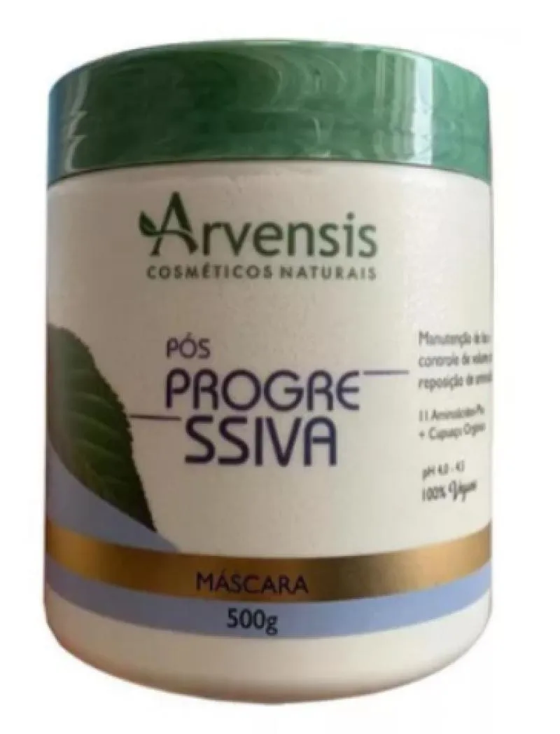 ARVENSIS MASCARA PóS PROGRESSIVA VEGANA - 500G