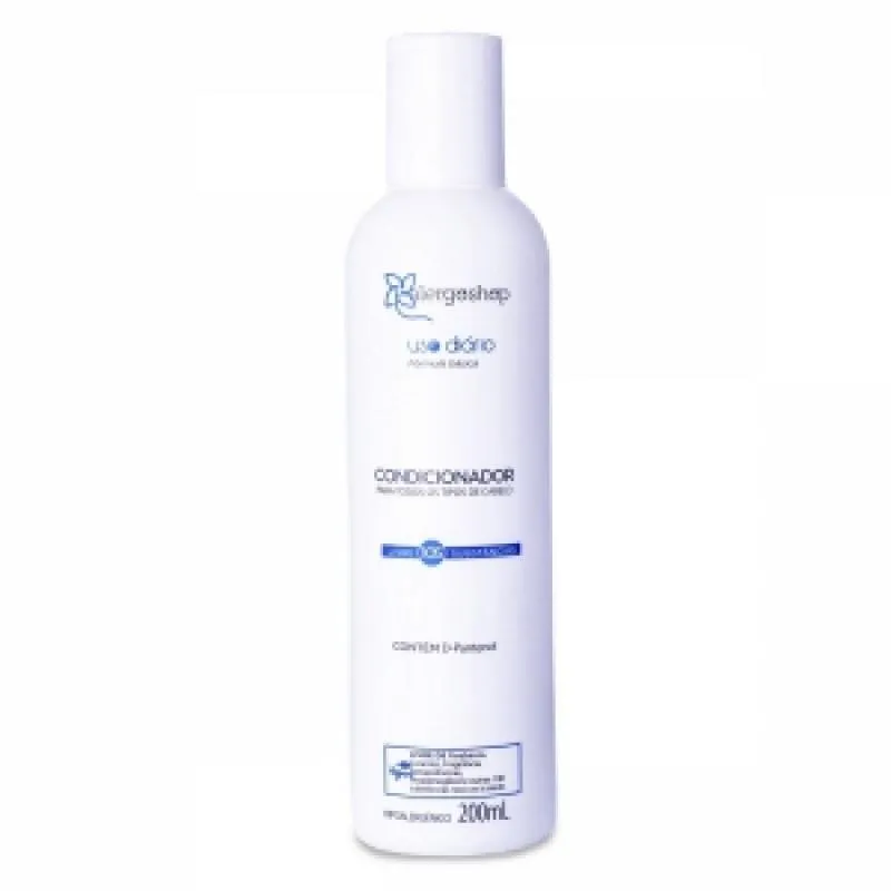 CONDICIONADOR HIPOALERGêNICO USO DIáRIO 200ML - ALERGOSHOP