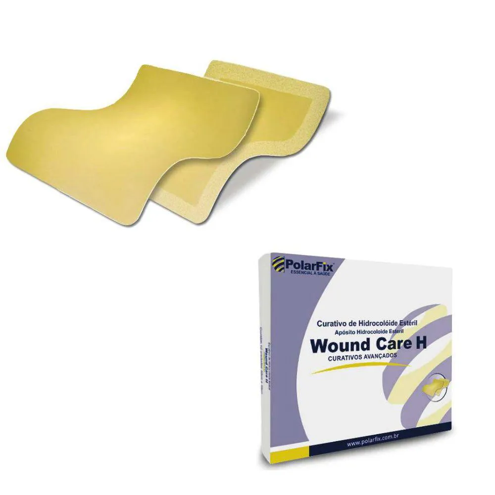 CURATIVO HIDROCOLOIDE REGULAR 10X10 C/ 1 UNIDADE - POLARFIX