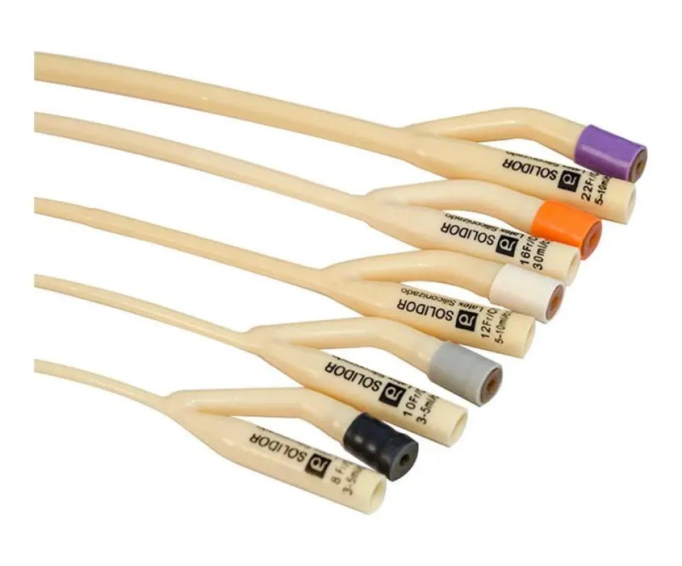 SONDA FOLEY COM 2 VIAS  - CAIXA COM 10 UNIDADES - SOLIDOR N 20
