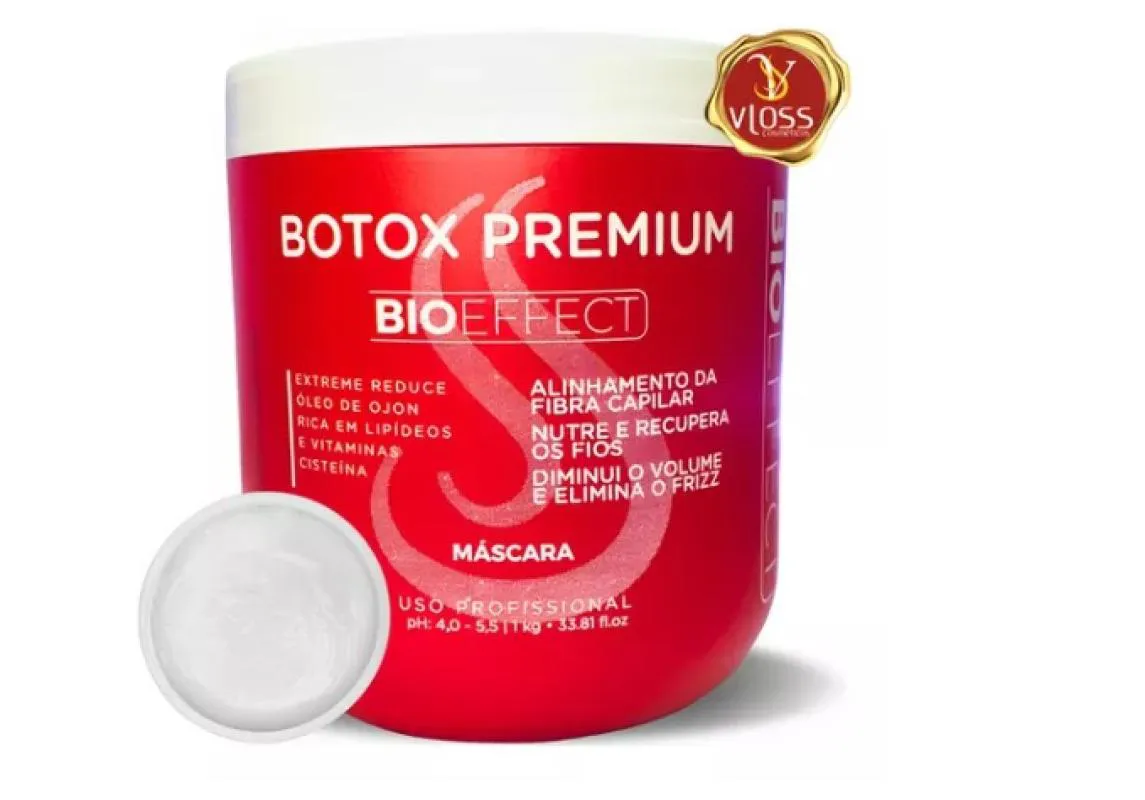 BOTOX PREMIUM BIO EFFECT MáSCARA ANTI FRIZZ VLOSS 1KG