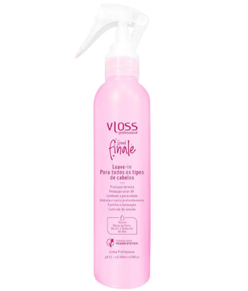VLOSS GRAND FINALE LEAVE IN PARA TODOS OS TIPOS DE CABELOS 200ML