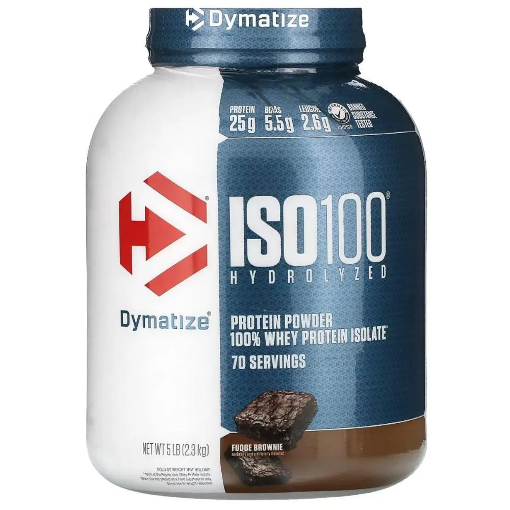 Whey Protein Dymatize ISO100 Hydrolyzed Fudge Brownie 2,3kg