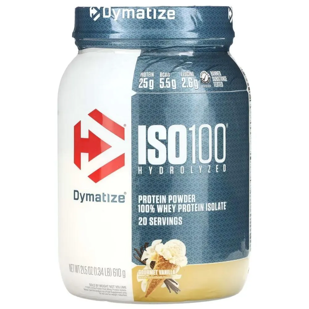 Whey Protein Dymatize ISO100 Hydrolyzed Gourmet Vanilla 610g