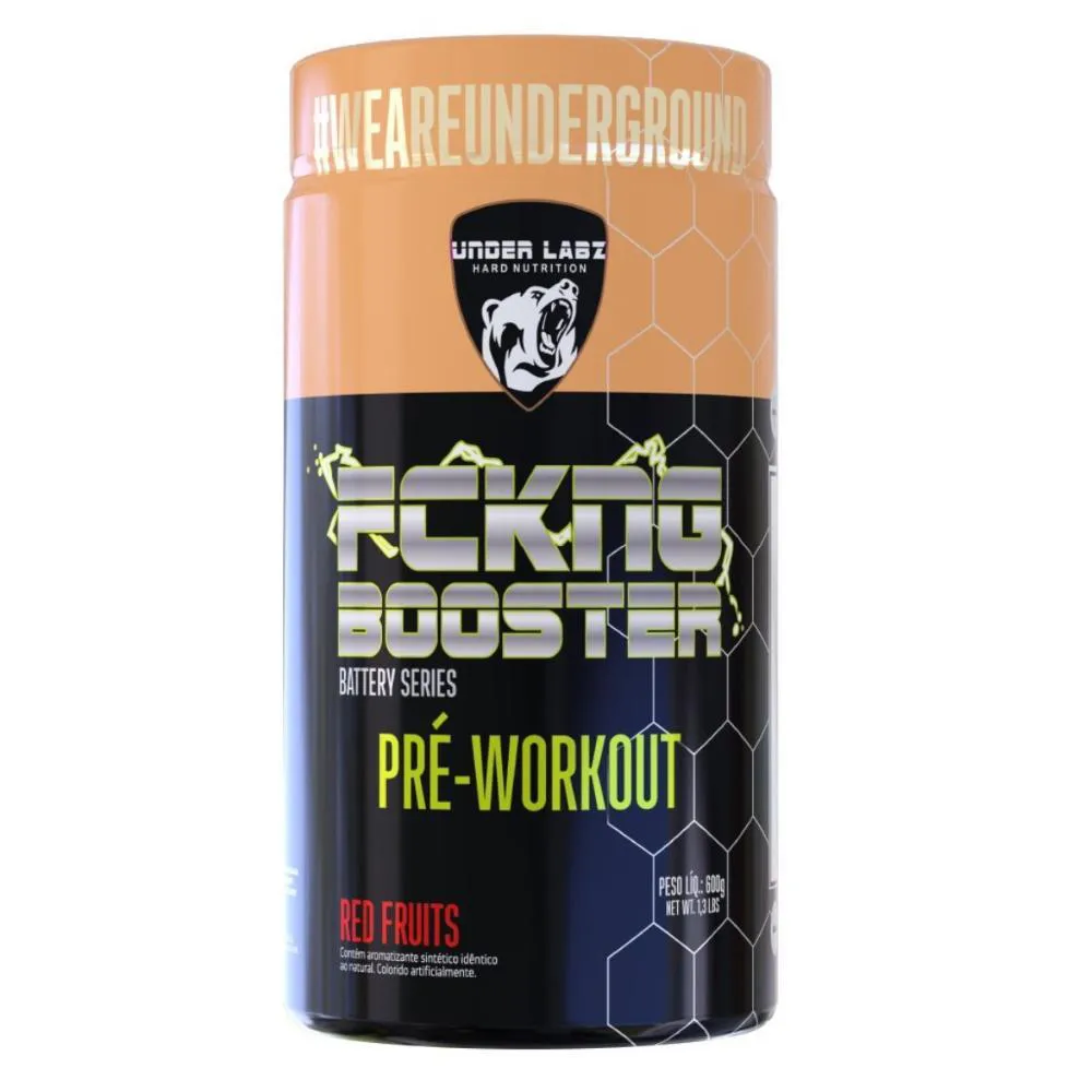 FCKNG BOOSTER NOVA FóRMULA PRé TREINO 600G UNDER LABZ Green Apple