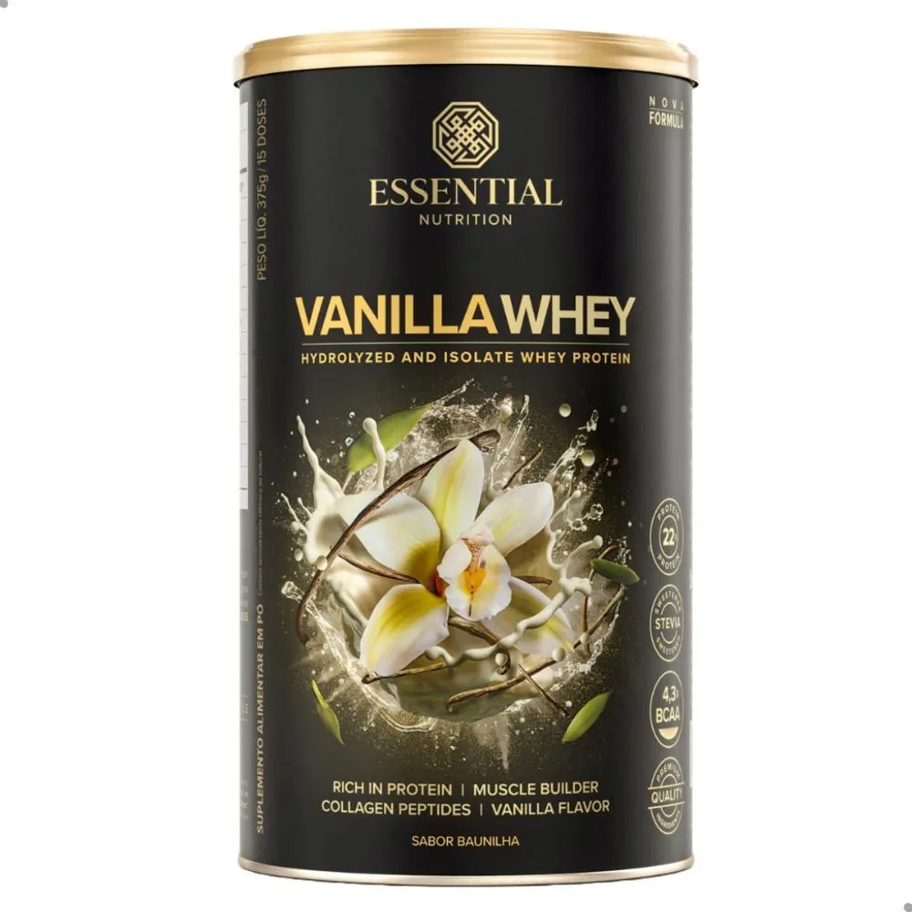 VANILLA WHEY PROTEIN 375G ESSENTIAL NUTRITION Baunilha