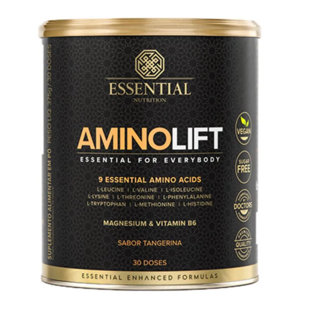 AMINOLIFT VEGANO 375G – ESSENTIAL NUTRITION Tangerina