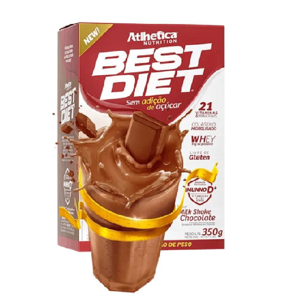 BEST DIET MILK SHAKE 350G ATLHETICA NUTRITION Chocolate