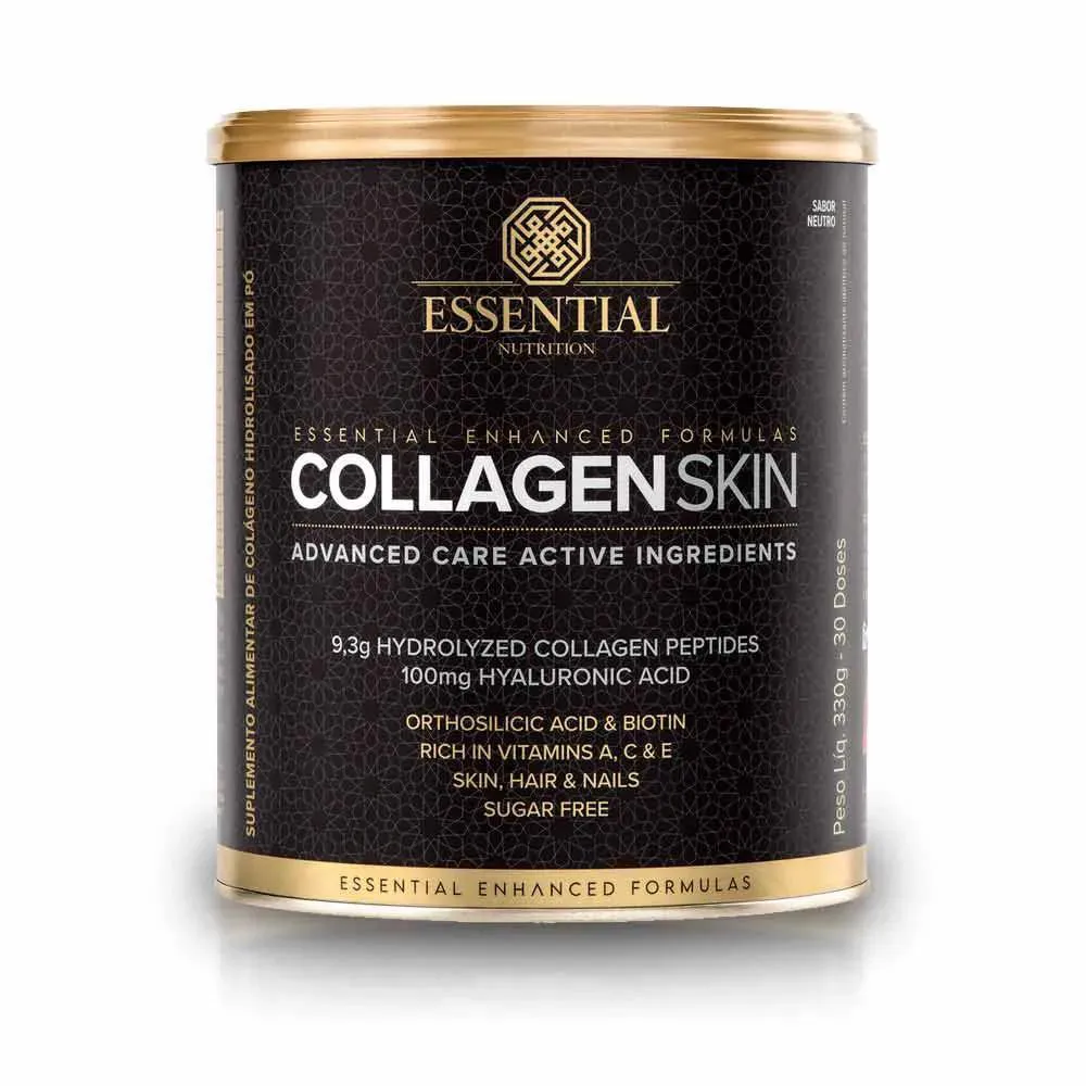 COLLAGEN SKIN 330G PELE UNHA CABELO ESSENTIAL NUTRITION Natural