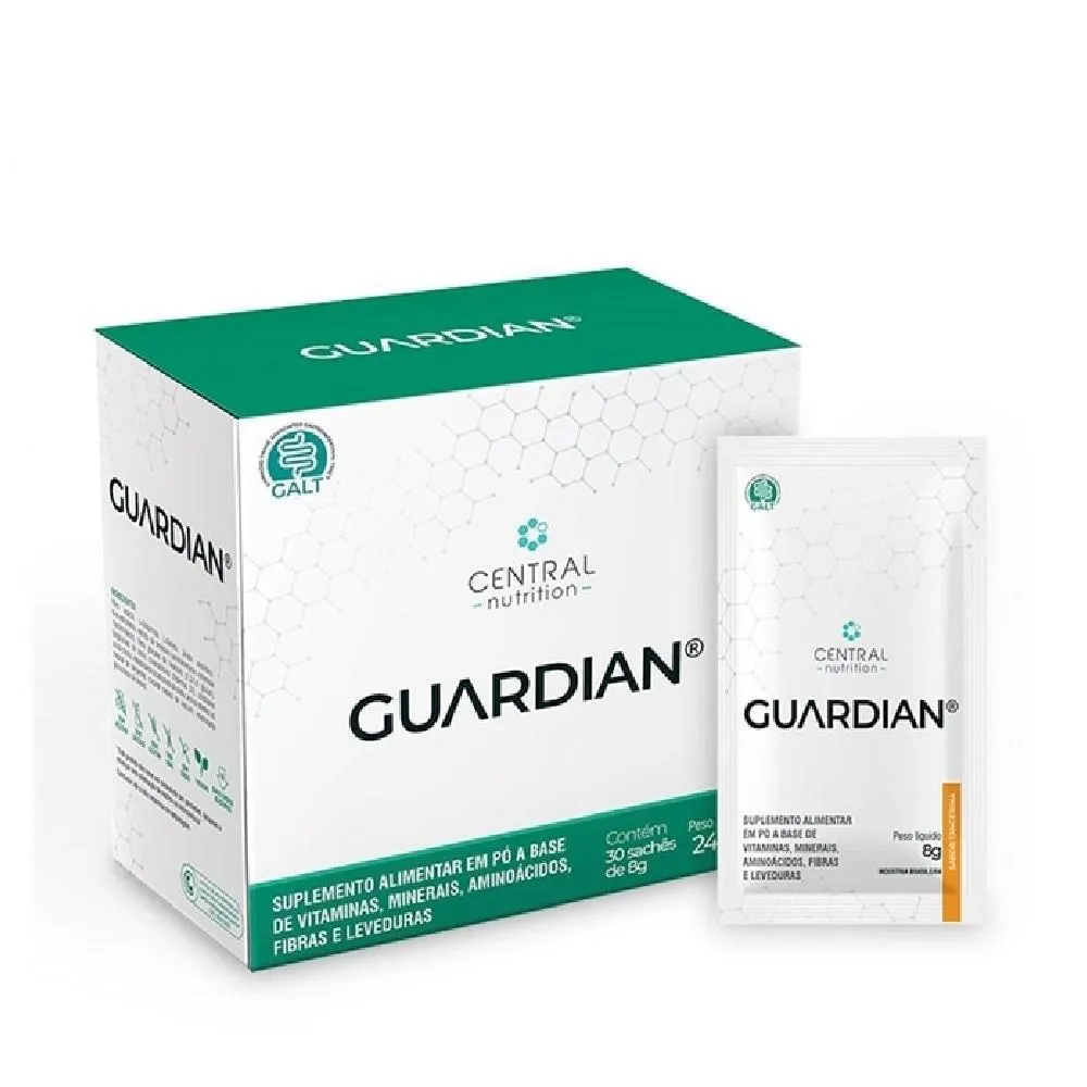 Guardian Modulação Intestino Funcional Central Nutrition Tangerina 30 Sachês 8g