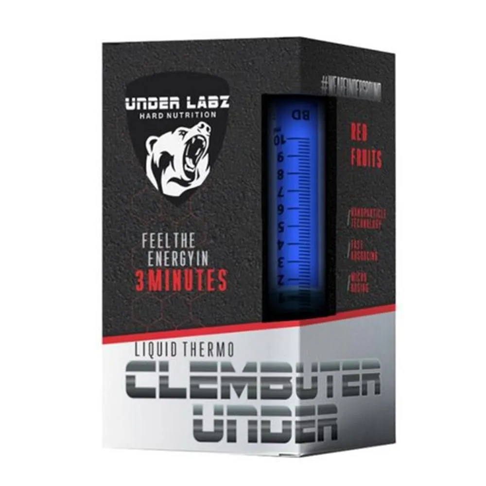 CLEMBUTER UNDER TERMOGêNICO LIQUIDO 250ML – UNDER LABZ Maçã Verde