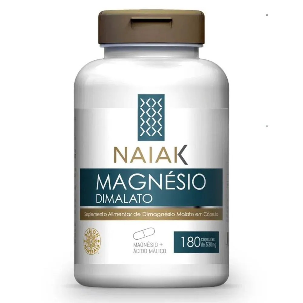 MáGNESIO DIMALATO 180 CáPSULAS – NAIAK Natural