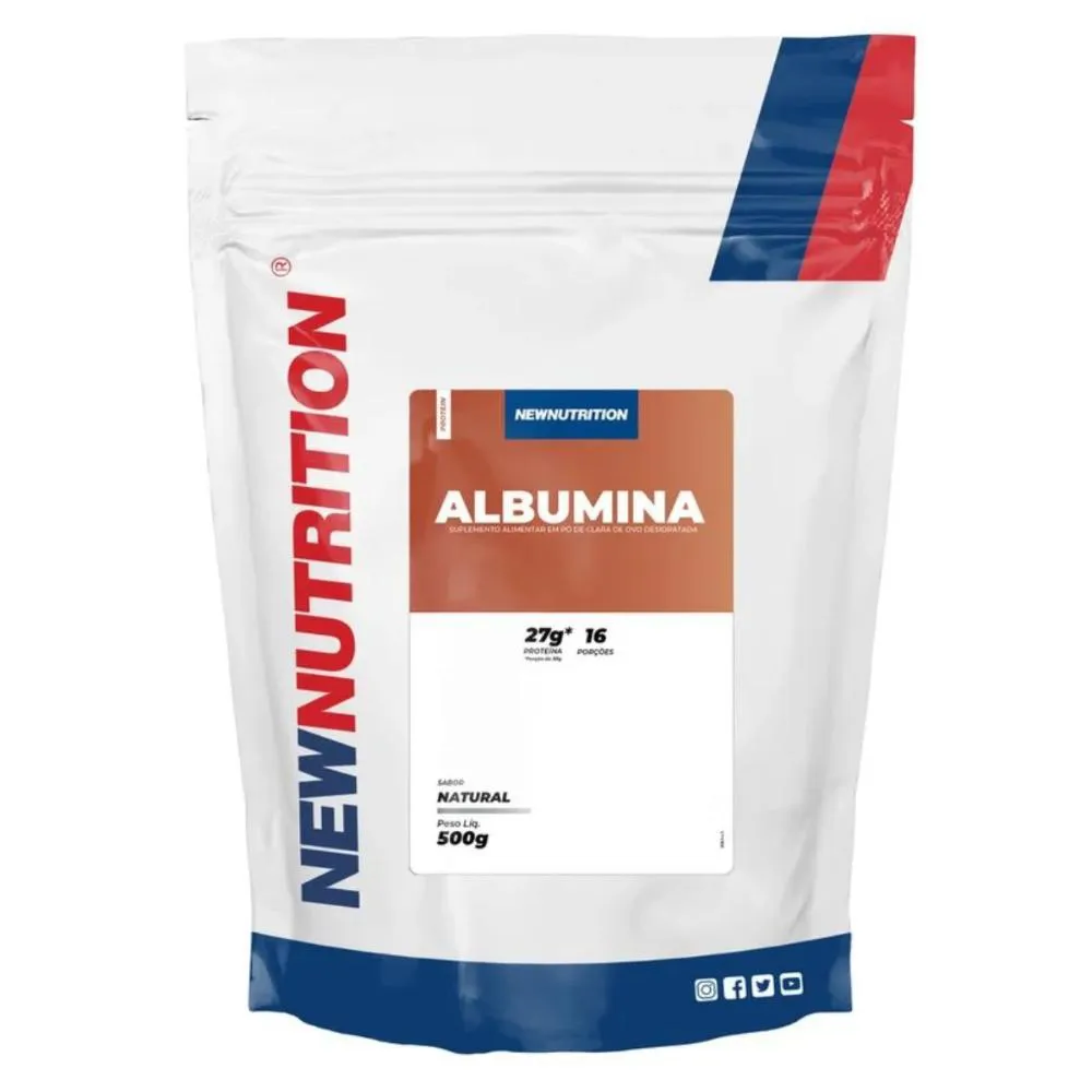 ALBUMINA EM Pó 500G NEW NUTRITION Baunilha