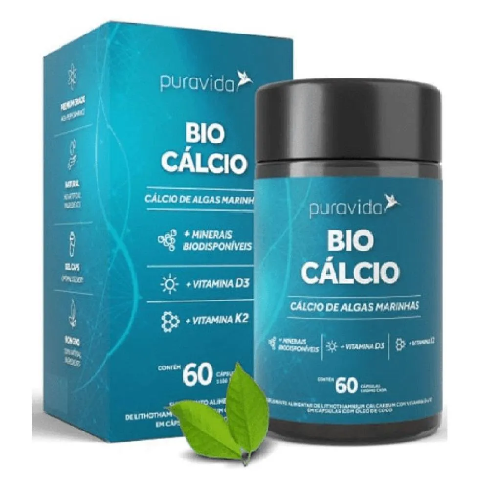 BIO CALCIO 60 CáPSULAS  PURA VIDA Natural