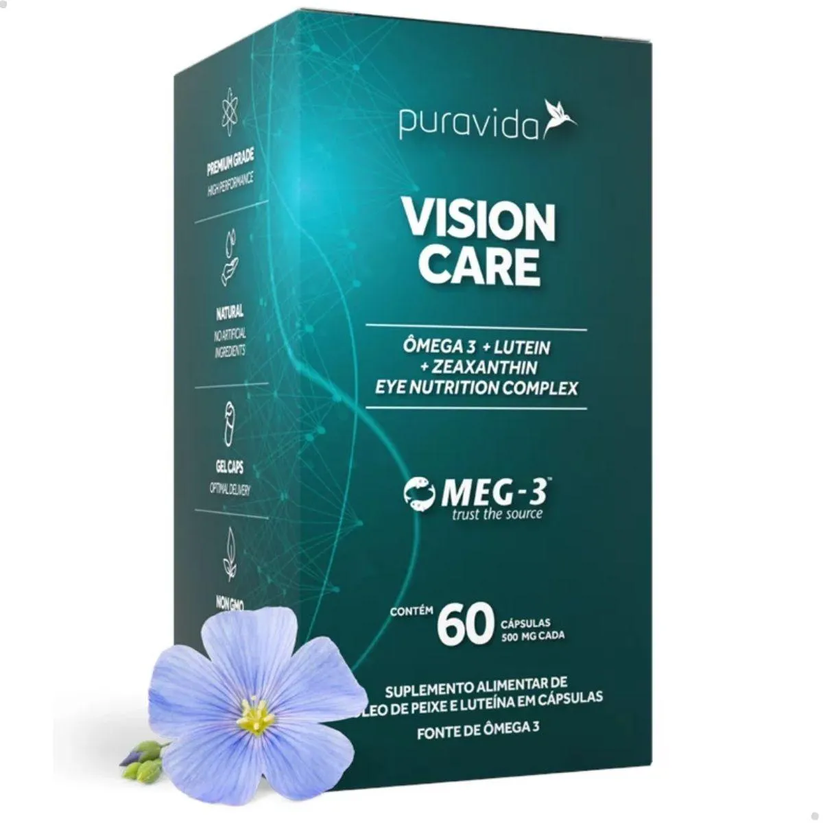 VISION CARE 60 CáPSULAS PURA VIDA Natural
