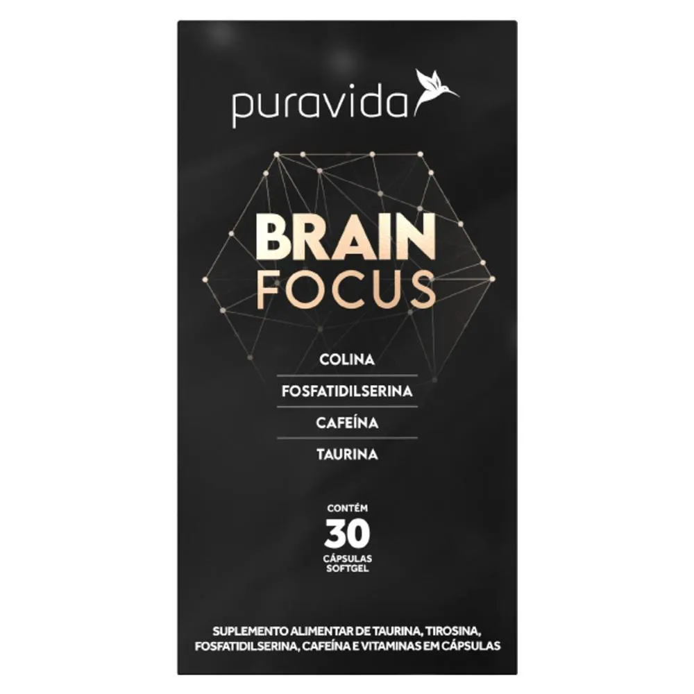BRAIN FOCUS PERFOMANCE MENTAL 30 CAPSULAS – PURA VIDA Natural