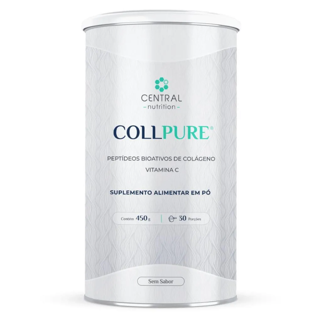 COLáGENO PROTEICO COLLPURE 500G - CENTRAL NUTRITION Tangerina