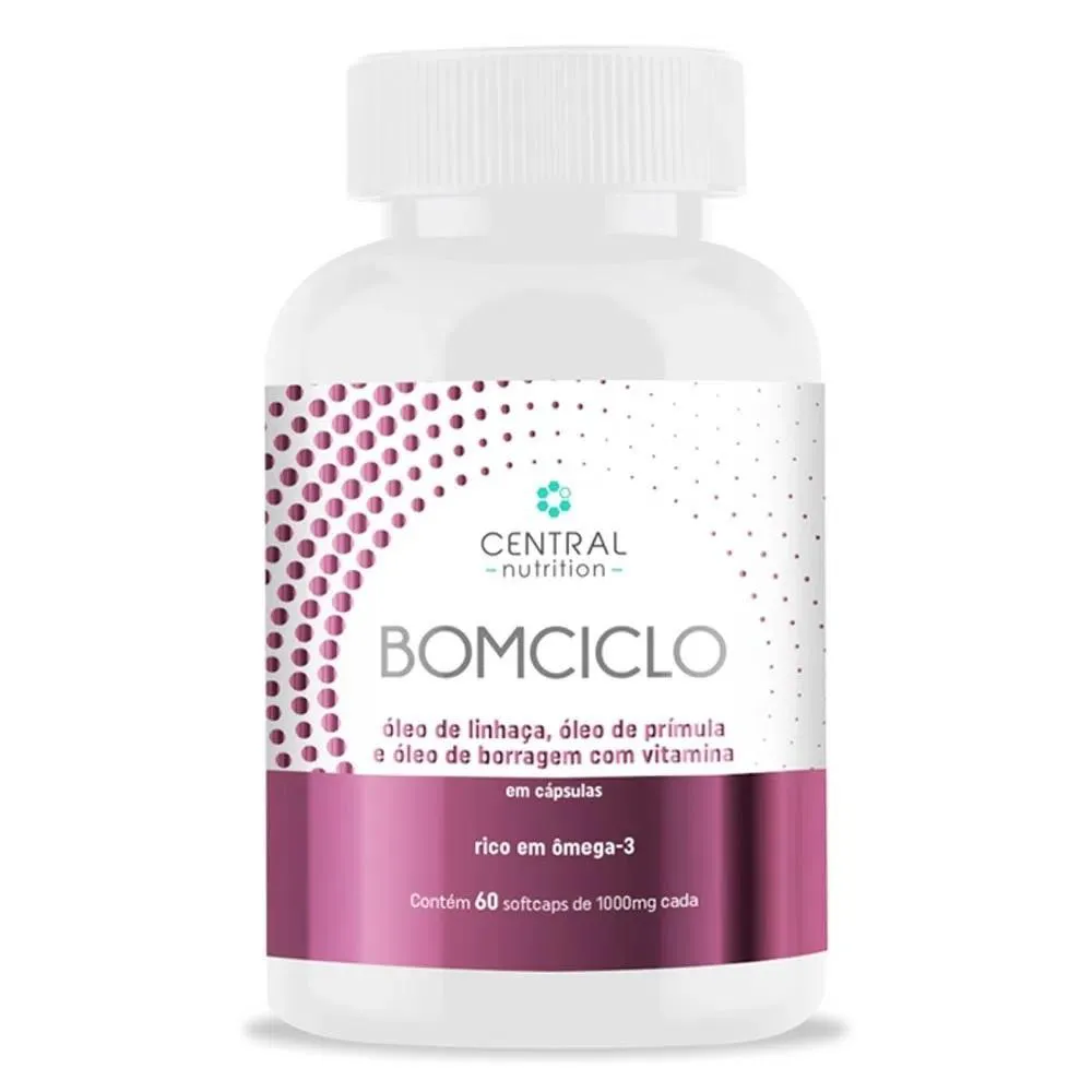 BOM CICLO 60 CáPSULAS DE 1000MG CENTRAL NUTRITION Natural