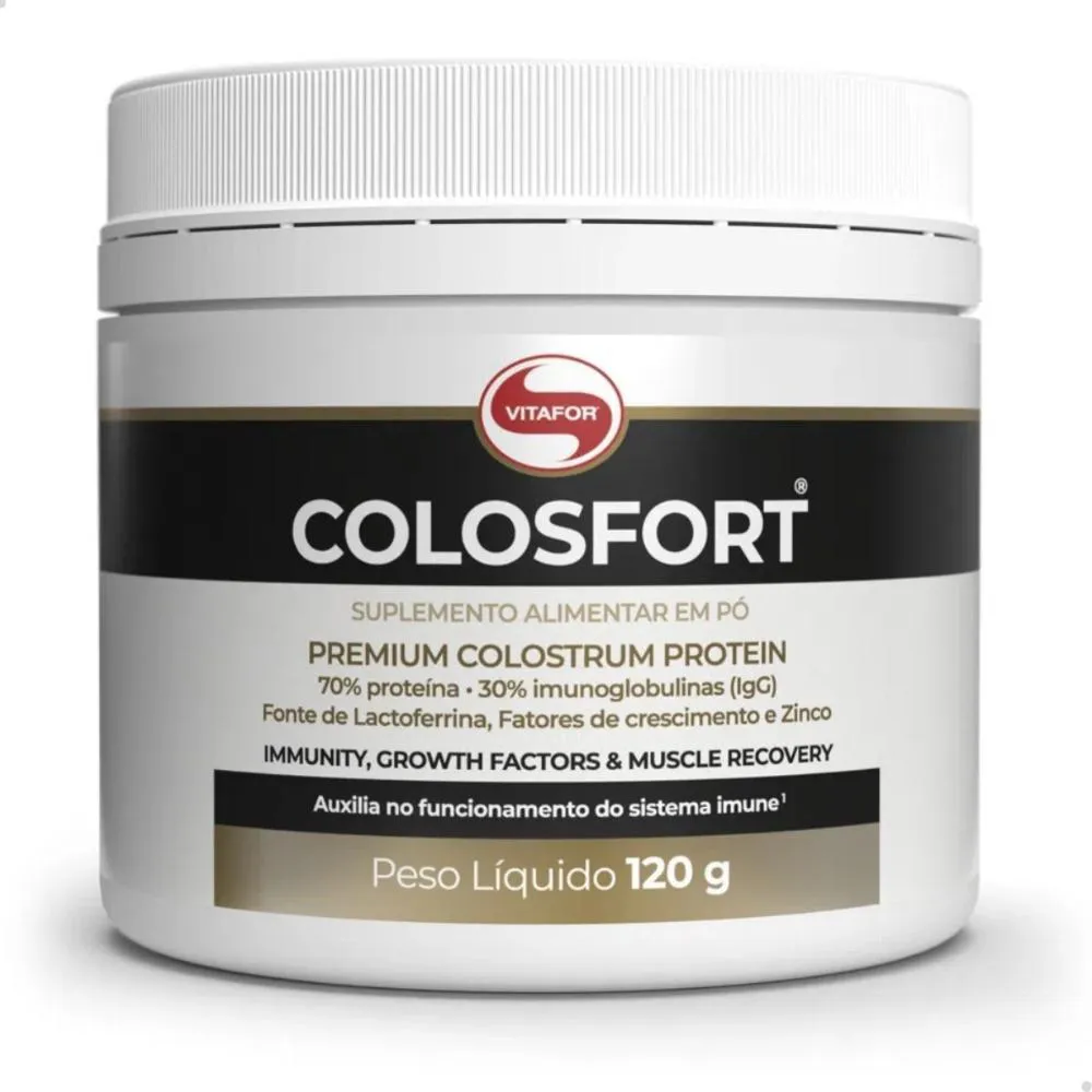 COLOSFORT PREMIUM COLOSTRUM PROTEIN 120G VITAFOR SEM Sabor