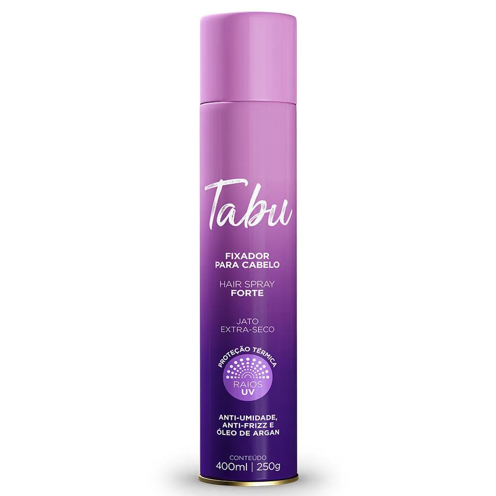 HAIR SPRAY TABU FIXAçãO FORTE 400ML