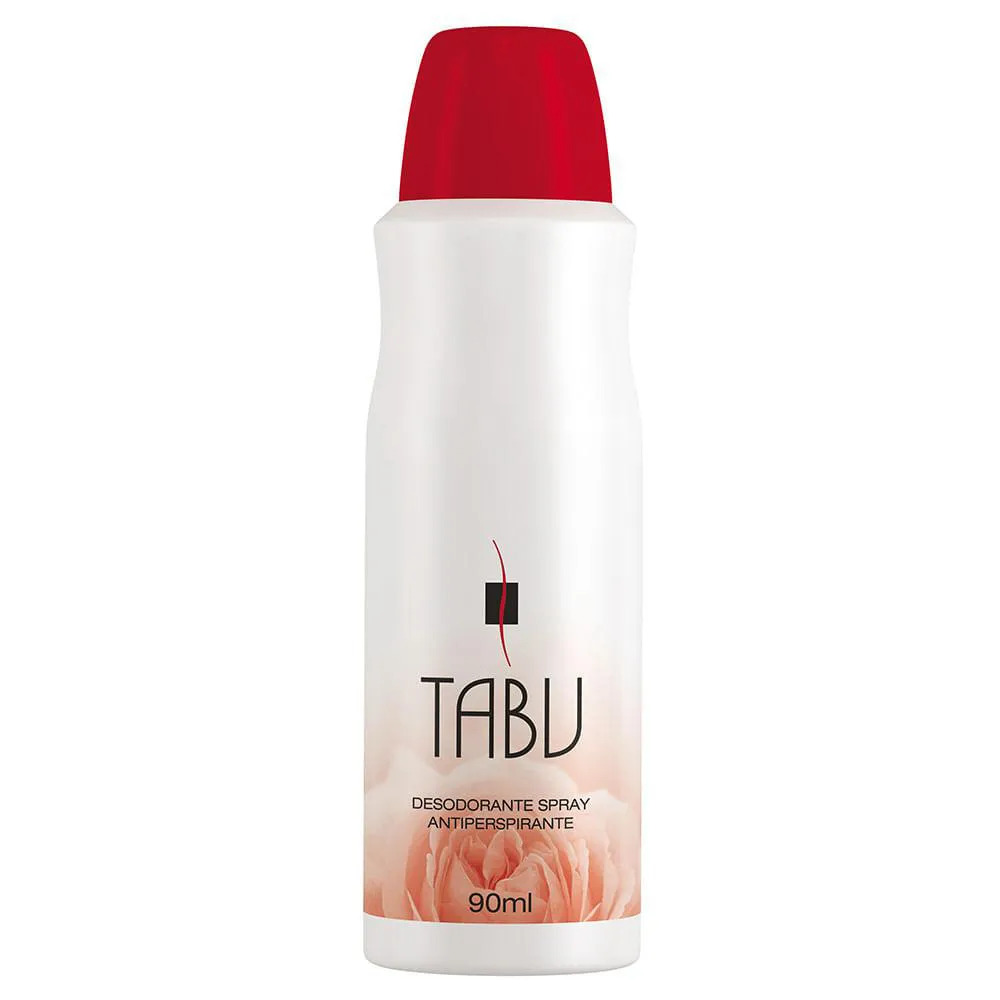 Desodorante Antitranspirante Spray Tabu Feminino 90ml