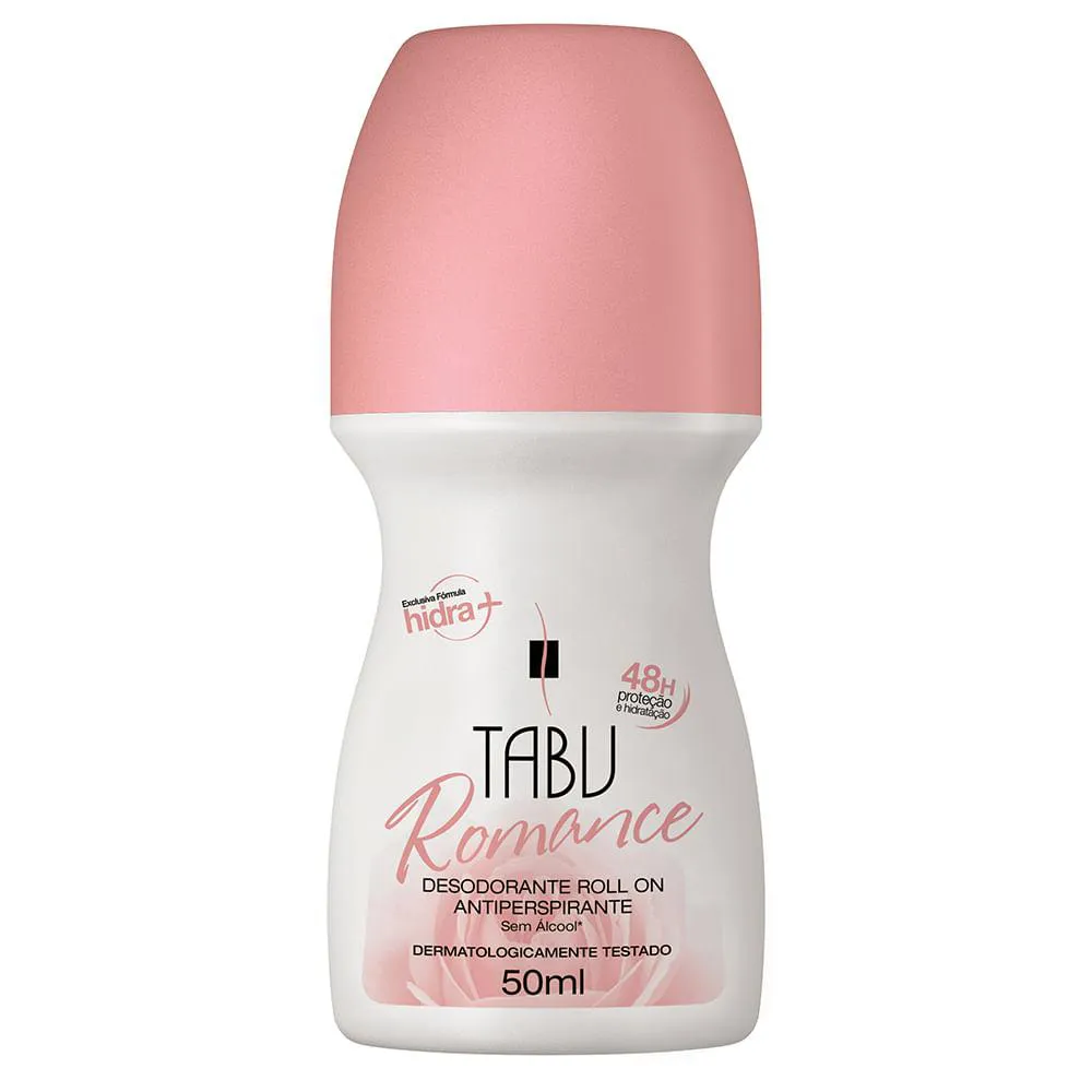 Desodorante Antitranspirante Roll-On Tabu Romance 50ml