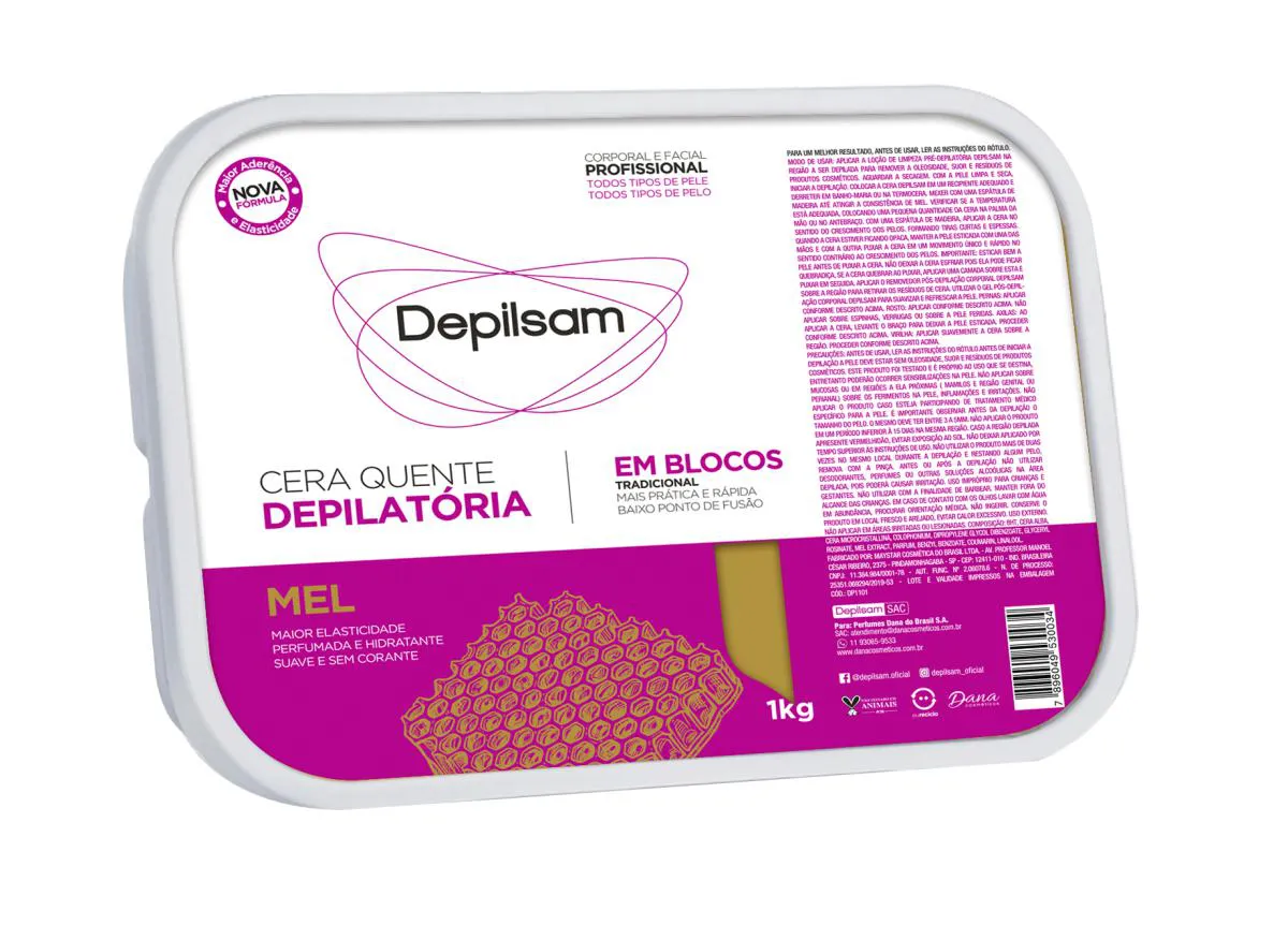 CERA DEPILATóRIA BANDEJA TRADICIONAL MEL 1KG