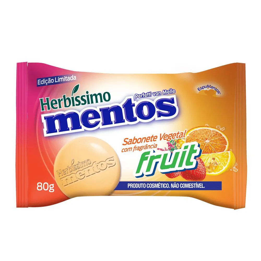 SABONETE VEGETAL HERBISSIMO MENTOS FRUIT