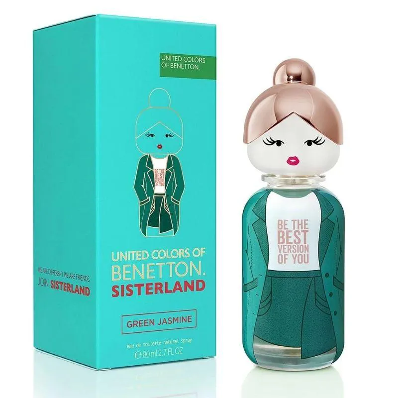 Sisterland Green Jasmine United Colors of Benetton Eau de Toilette 80ml - Perfume Feminino