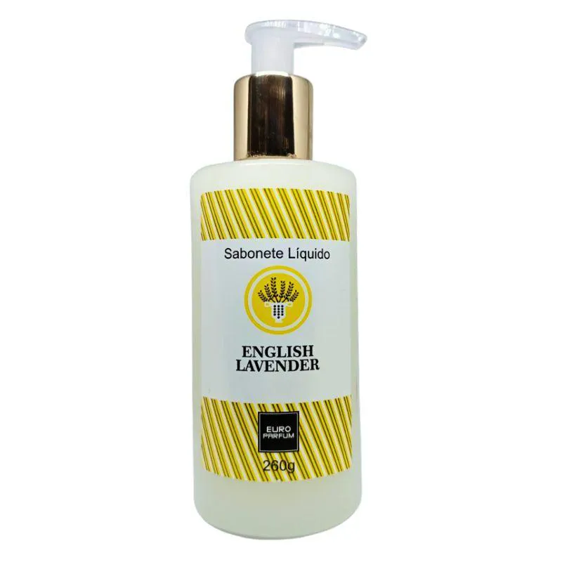 SABONETE LíQUIDO ENGLISH LAVENDER 260G - EURO PARFUM