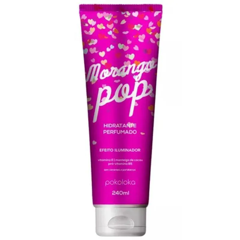 LOçãO HIDRATANTE MORANGO POP 240 ML - POKOLOKA