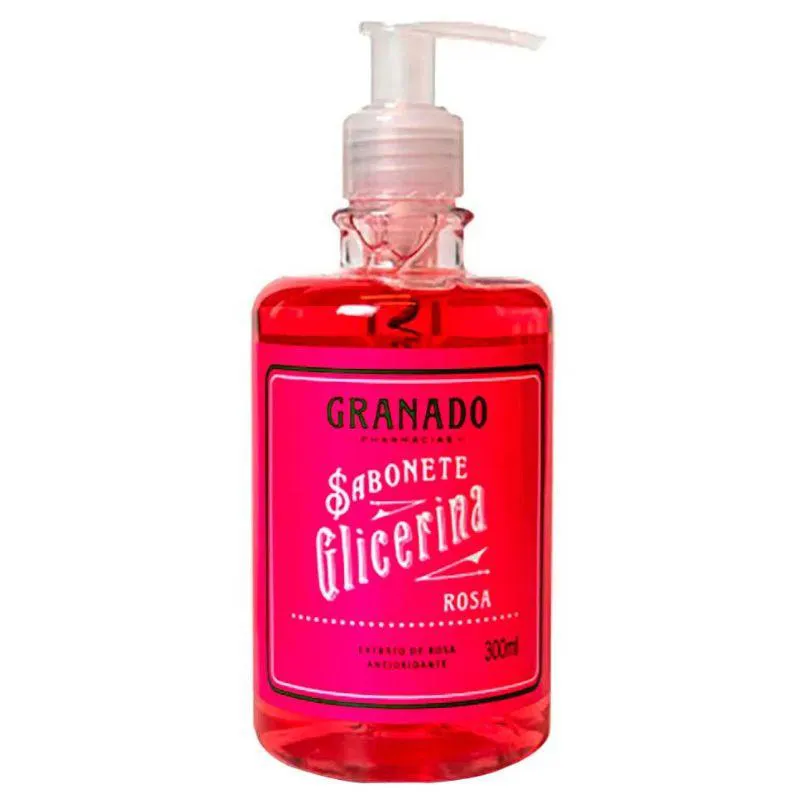 SABONETE LíQUIDO GLICERINA ROSA 300 ML - GRANADO