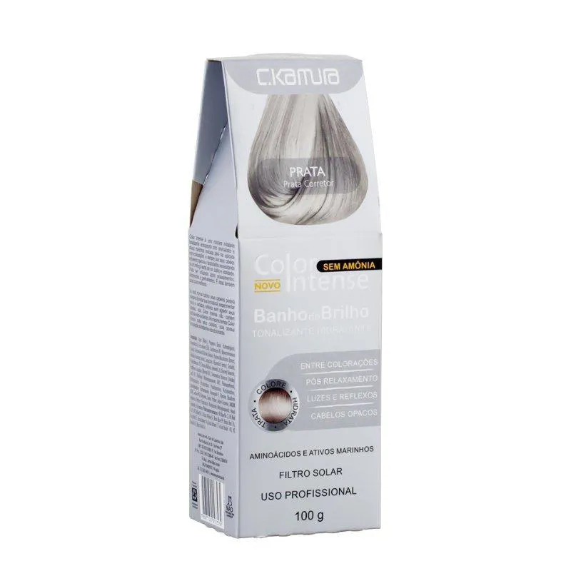 TONALIZANTE COLOR INTENSE PRATA 100G - C.KAMURA
