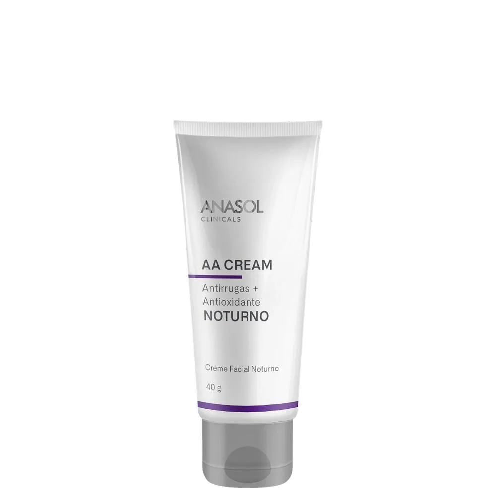 ANASOL AA CREAM ANTI-IDADE FACIAL NOTURNO 40G