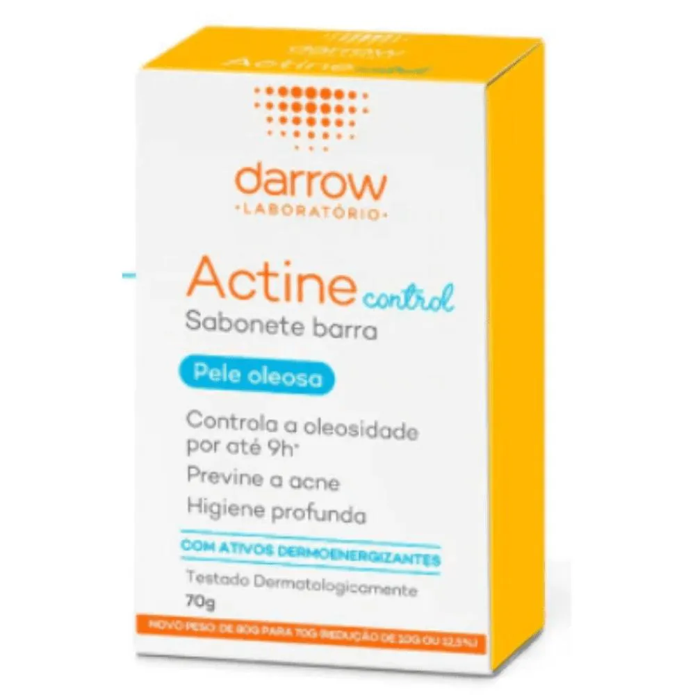 DARROW ACTINE CONTROL SABONETE BARRA 70G