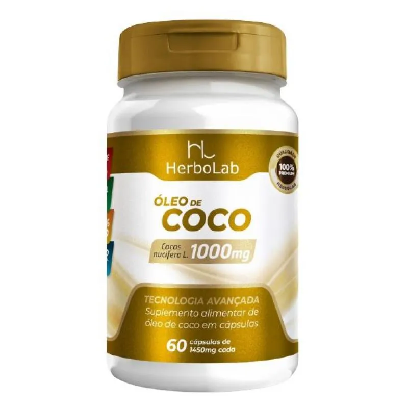 OLEO COCO 1000MG C/60CPS HERBOLAB