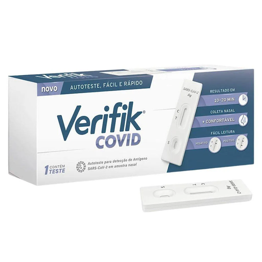 AUTOTESTE VERIFIK COVID - ALAMAR TECNO