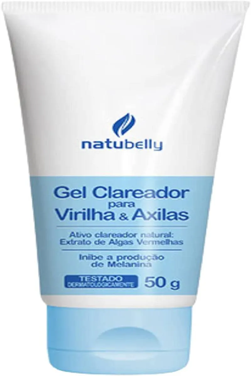 CREME CLAREADOR DE AXILAS E VIRILHA 50G - NATUBELLY