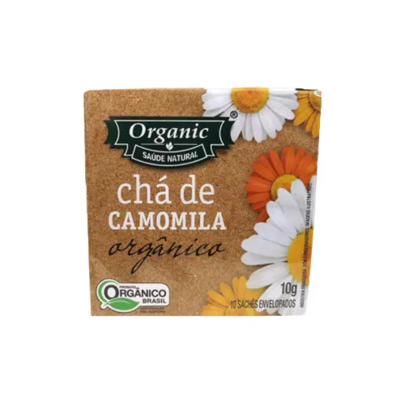 CHá ORGâNICO DE CAMOMILA ORGANIC 10 SACHêS