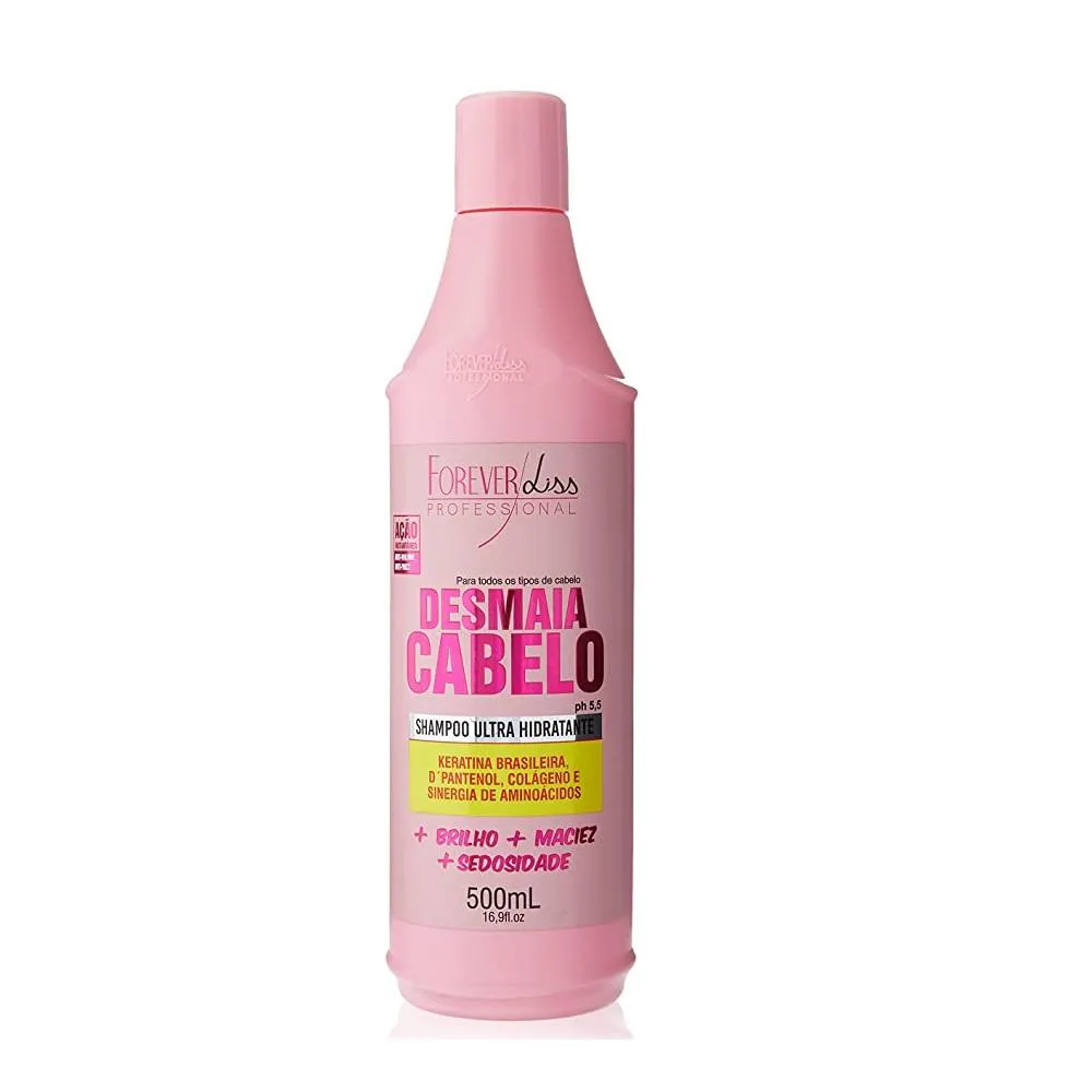 Shampoo Forever Liss Desmaia Cabelo Brilho 500ml