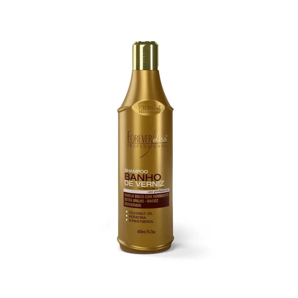 Shampoo Forever Liss Banho de Verniz Nutrição 450ml