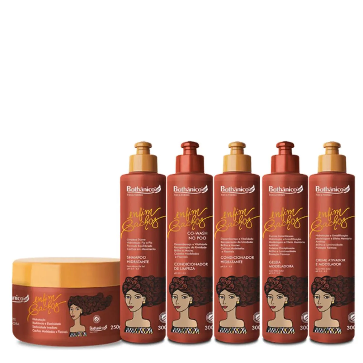 LINHA COMPLETA ENFIM CACHOS - BOTHâNICO HAIR