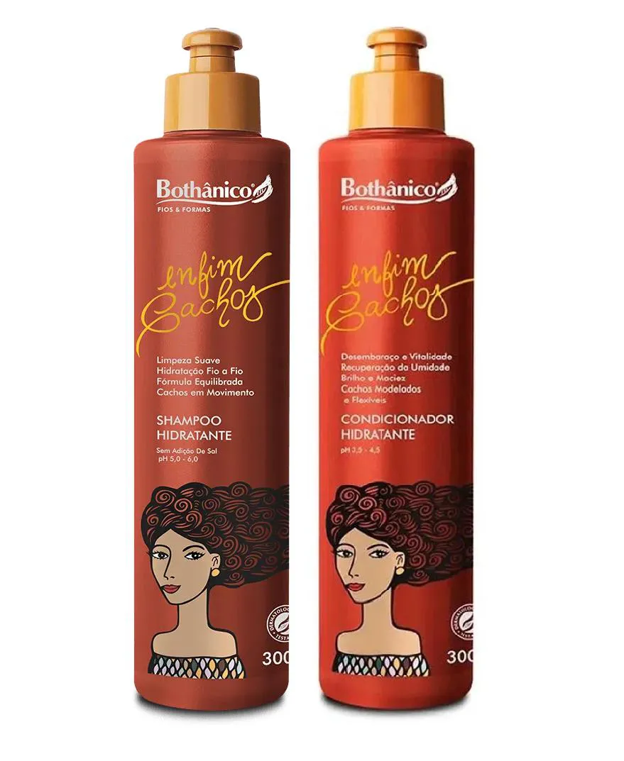 KIT SHAMPOO E CONDICIONADOR  ENFIM CACHOS - BOTHâNICO HAIR