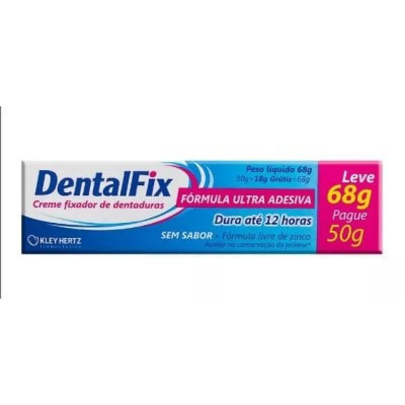 DENTALFIX FIXADOR DENTADURA 68G - KLEY HERTZ