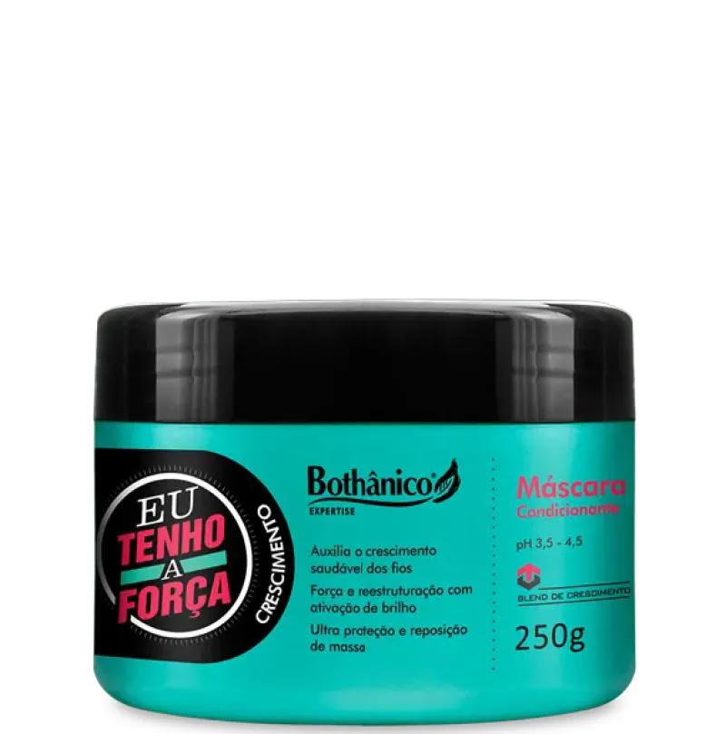 MáSCARA PROTEICA EU TENHO A FORçA 250G - BOTHANICO HAIR